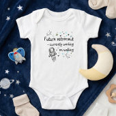 Lief toekomstig astronautje babybody'shirt romper