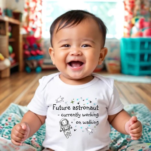 Lief toekomstig astronautje babybody'shirt romper