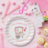 lief traktkar 1e verjaardagsfeestgast papieren bordje (Feest)