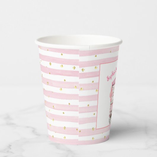  lief traktkar 2e verjaardagsfeestgast papieren bekers (Rechts)