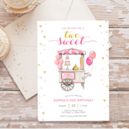  lief traktkar 2e verjaardagsfeestje kaart