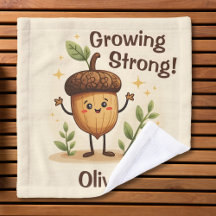 Lief Uitziende Eikel Groeit Sterk