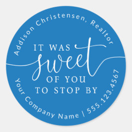 Lief van je om te stoppen door open huis gunst Sti Ronde Sticker