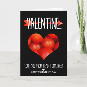 Lief van top tot teen op Valentijnsdag Feestdagen Kaart