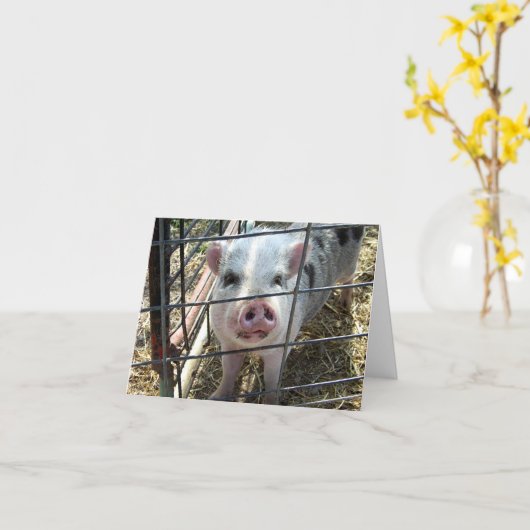 Lief varken dat aan je denkt Kaart (Gele Bloem)