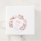 Lief verjaardagsfeestje pastel dank u bedankjes labels (In situ)