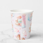 Lief verjaardagsfeestje pastel snoep ijsje papieren bekers (Rechts)