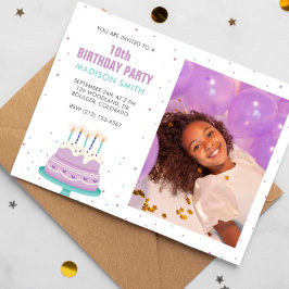 Lief verjaardagstaart Kinder feestje Kaart