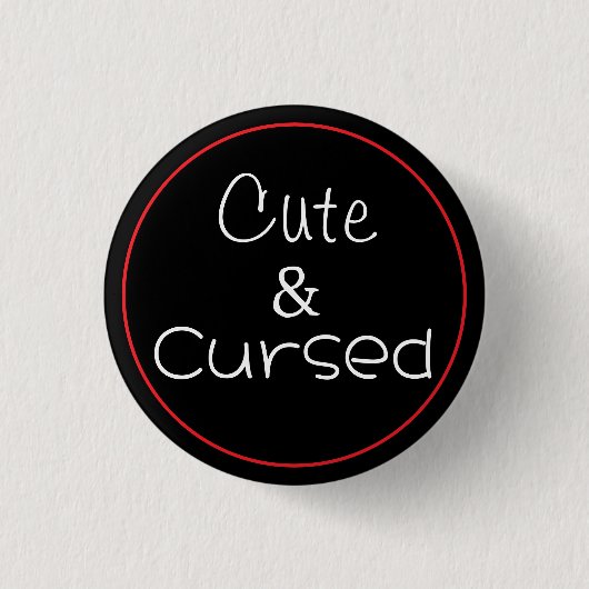 Lief & Vervloekt Ronde Button 3,2 Cm (Voorkant)