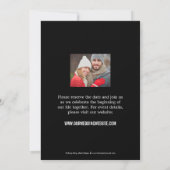 Lief verzoek bewaar de datum - bewerkbare kleur save the date (Achterkant)