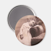 Lief Victoriaans kind magneet (Voorkant / Achterkant)