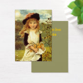 Lief Victoriaans Stijl Gift Labels De Daffodil Mei Visitekaartje (Bureau)