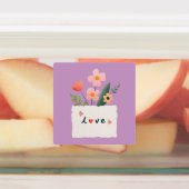 Lief vierkante stickers (Aangebracht)