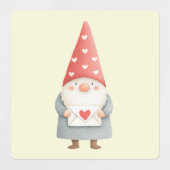 Lief vierkante stickers (Design 2)