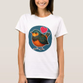 Lief vogeltje t-shirt (Voorkant)