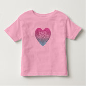 Lief Voor Altijd Pailletten Hart Modern Meisjes T- Kinder Shirts (Voorkant)