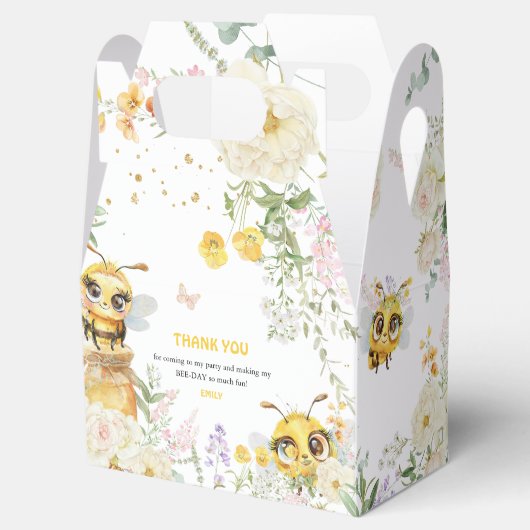 Lief voor de verjaardag van Bee dank u Bedankdoosjes (Geopend)