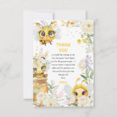 Lief voor de verjaardag van de bij bedankkaart (Voorkant)