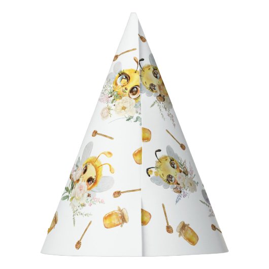 Lief voor de verjaardag van de bij feesthoedjes (Achterkant)