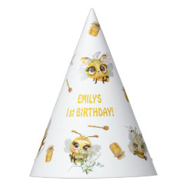 Lief voor de verjaardag van de bij feesthoedjes