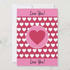 Lief voor Jou! Hartjes en Foto Valentijn Feestdagenkaart