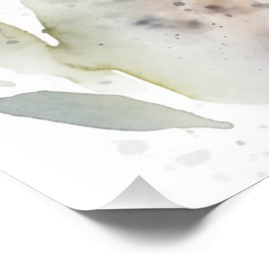 Lief Waterverf Koala Wall Art Perfect Poster (Hoek)