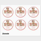 Lief Whimsy Fee Blush Verjaardag Bedankt Sticker (Vel)