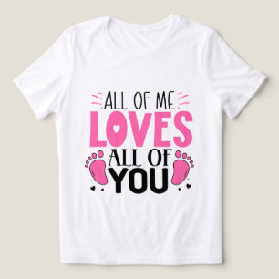 Lief woordkunst voor een lieve baby  Tri-Blend shirt