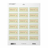 Lief Zestien Adres Etiket 2 (Full Sheet)