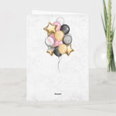Lief Zestien Ballonnen Gelukkig Verjaardag Kaart (Achterkant)