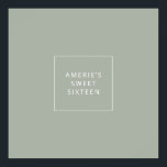 Lief Zestien Gast Signing Poster Keepsake Decor<br><div class="desc">Gebruik ons eenvoudige script gast ondertekening poster op uw feest of evenement! - Laat gasten een bericht voor u naar lijst schrijven als aandenken.</div>