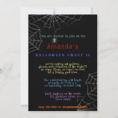 Lief Zestien Halloween Verjaardag Viering Kaart (Achterkant)