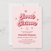 Lief Zestien Kerstmis Verjaardag Kaart (Voorkant)