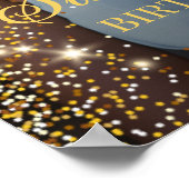 Lief zestien partij foto welkom teken poster (Hoek)