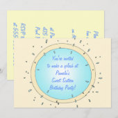 Lief Zestien Pool Party Verjaardag Uitnodigingen (Voorkant / Achterkant)