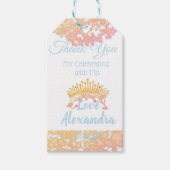 Lief zestien Sprookje Prinses Foto Dank u Cadeaulabel (Voorkant)