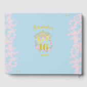 Lief zestien Sprookje Prinses Foto Gastenboek (Achterkant)