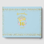 Lief zestien sprookje prinses foto gastenboek (Achterkant)