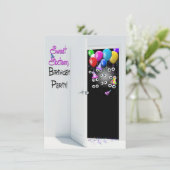 Lief Zestien Verrassingsfeestje Kaart (Staand voorkant)