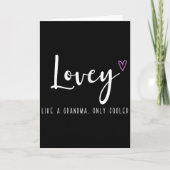 Lief zoals een oma alleen maar koeler moederdag  kaart (Voorkant)