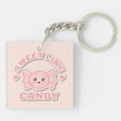 Lief Zoet Als Snoep Sleutelhanger (Achterkant)