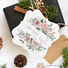 Lief Zoete Neem een Traktatie Pioenrozen Trouwguns Bedankjes Labels