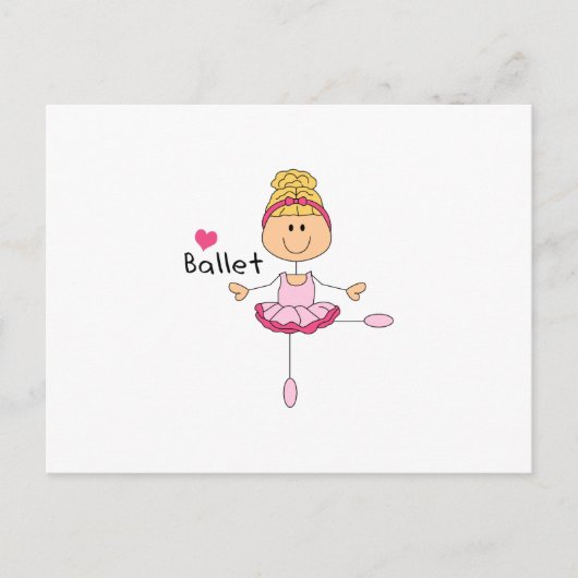 LIEFBALLET BRIEFKAART (Voorkant)