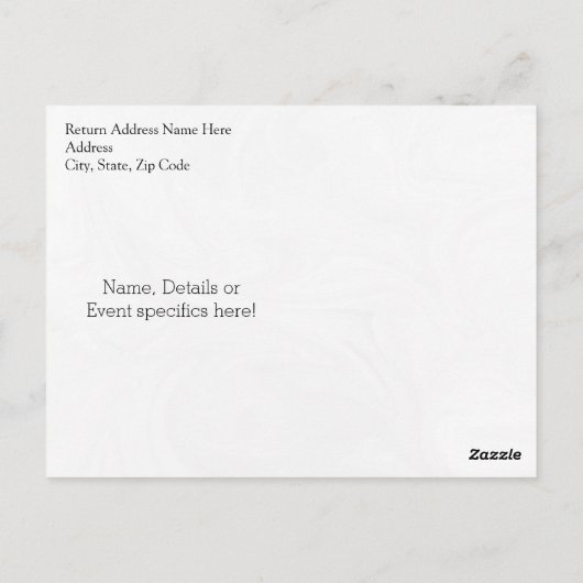 Liefboomaangepaste gezinshereniging briefkaart (Achterkant)