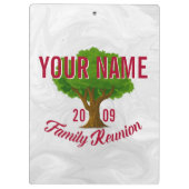 Liefboomaangepaste gezinshereniging klembord (Achterkant)