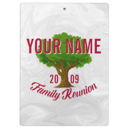 Liefboomaangepaste gezinshereniging klembord