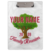 Liefboomaangepaste gezinshereniging klembord (Voorkant)