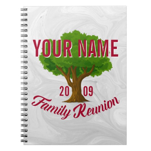 Liefboomaangepaste gezinshereniging notitieboek (Voorkant)