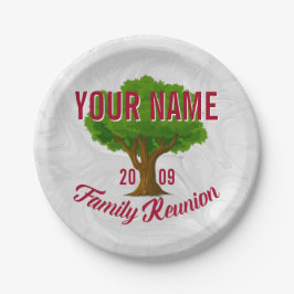 Liefboomaangepaste gezinshereniging papieren bordje