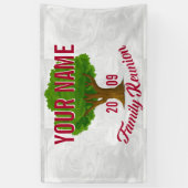 Liefboomaangepaste gezinshereniging spandoek (Verticaal)